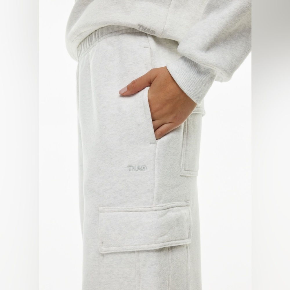 TNA Heather Chrome Mega Cargo Sweatpants